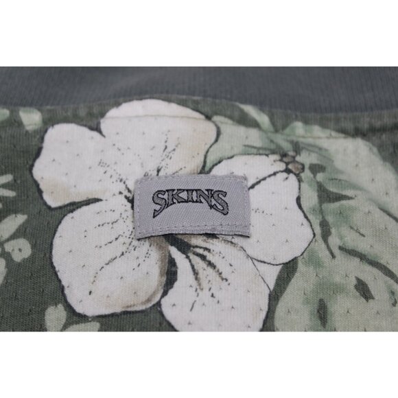 The Skins Game Vintage Golf Polo Men’s Size Large Floral Print Short Sleeve Shir - Picture 8 of 11